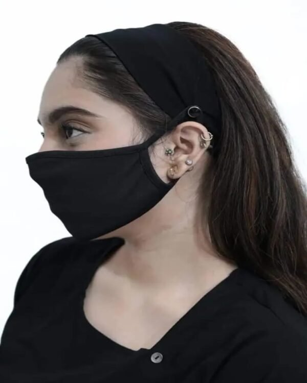 Ear Protection Holder Button Savior Headband for