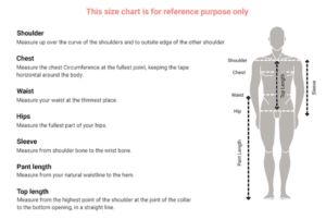 men size chart sashafe