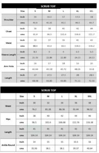 size chart sashafe