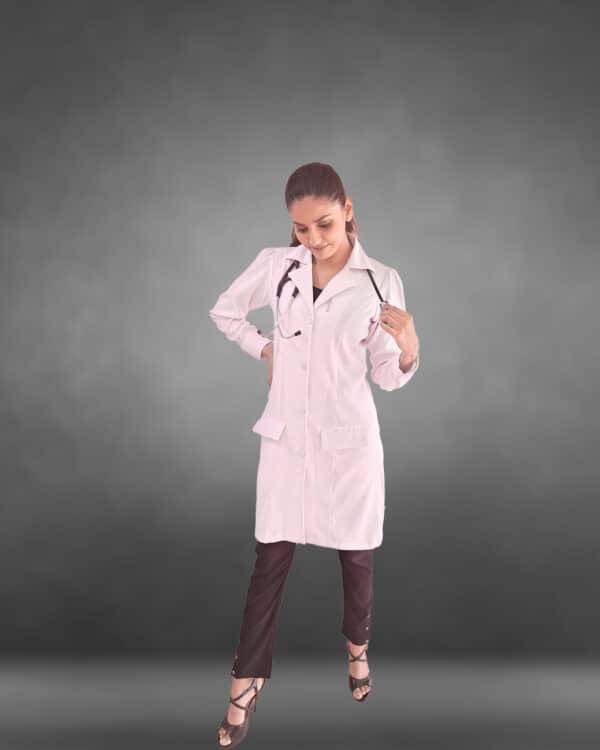 white long apron for doctors