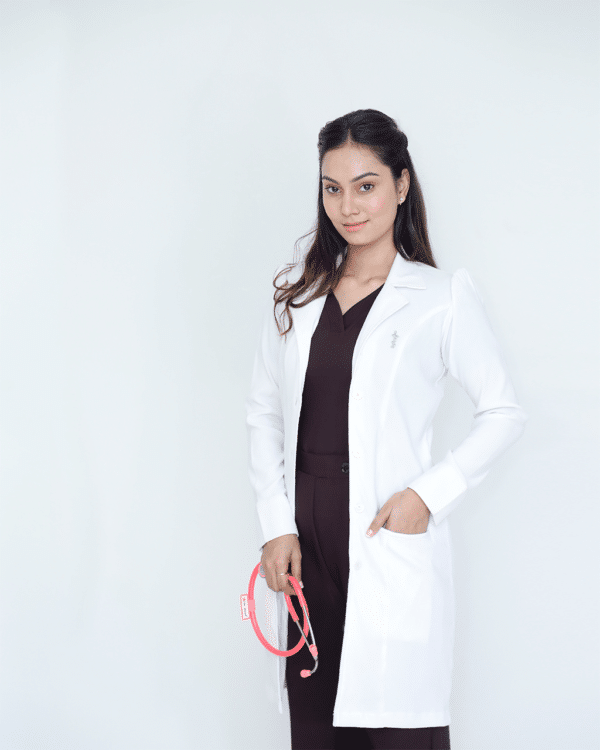 long lab coat for doctors