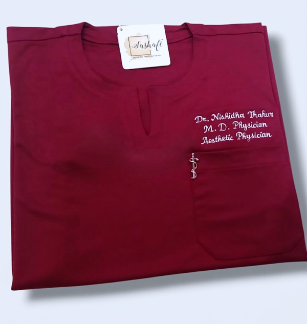 embroidered scrubs