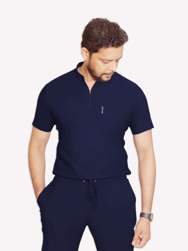 navy blue men scrub