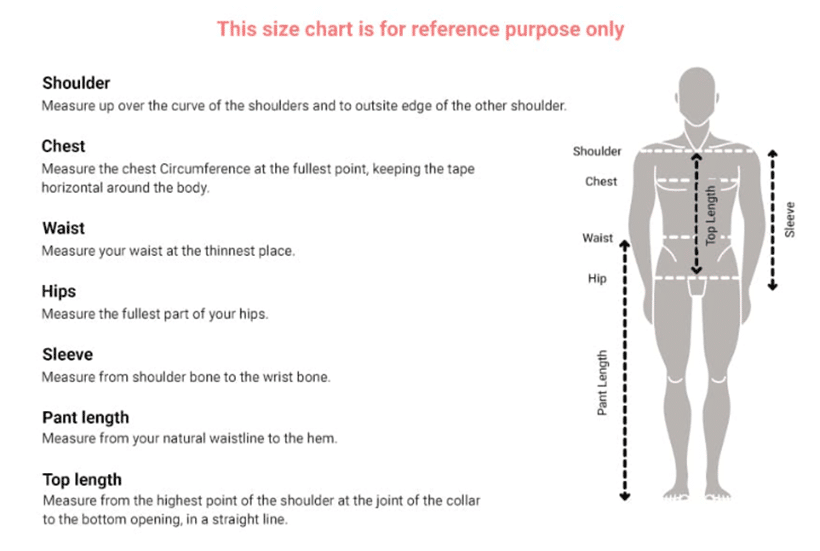 size reference