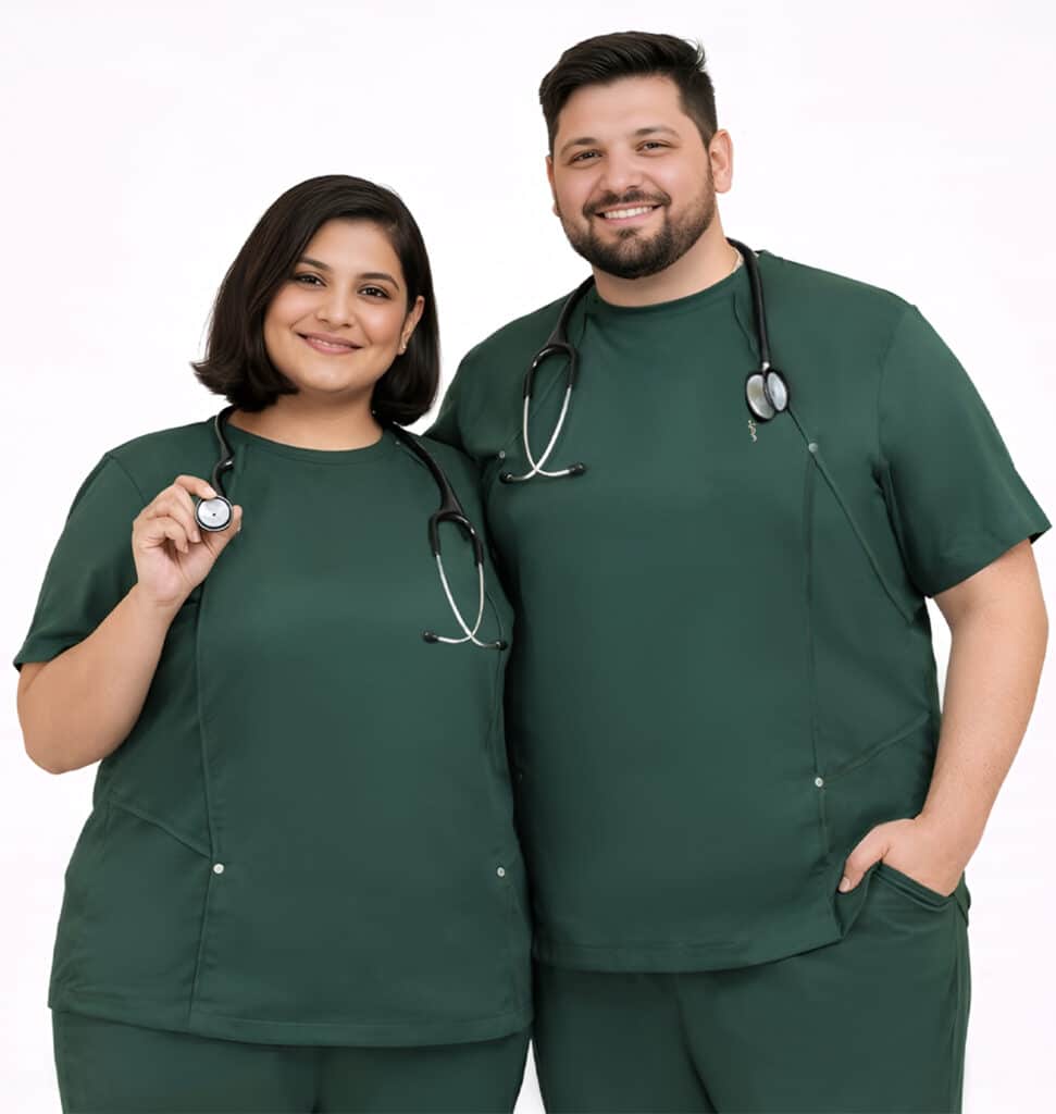 plus size scrub for doctors