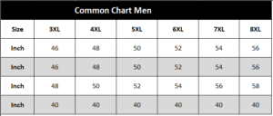 size chart plus size scrub sashafe