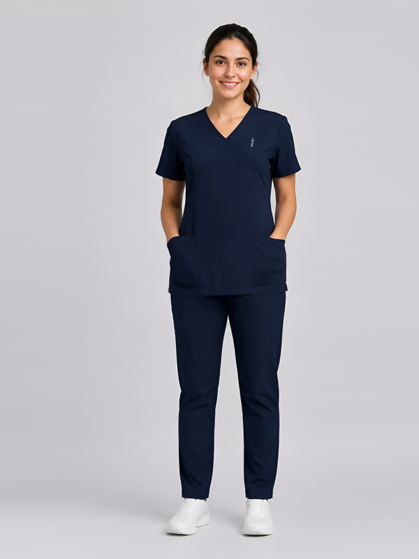navy scrub for female doctor